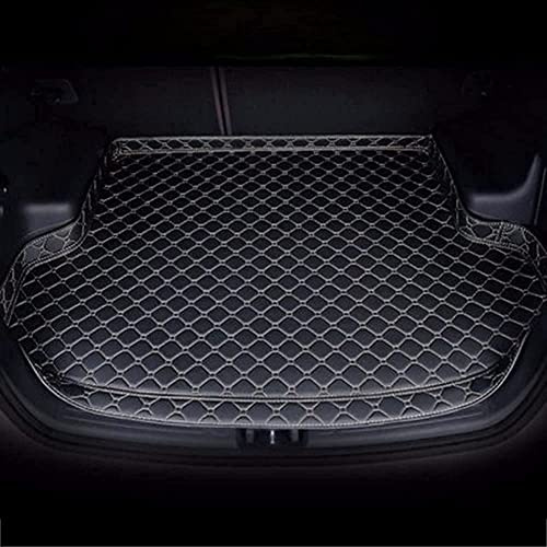 OPSOL Leder Kofferraummatte Kofferraumwanne für Mercedes-Benz GLC SUV (X253) Glc 200 250 300 300e 350e 300de 2015-2023,rutschfest Kratzfestem Kofferraumschutz Autozubehör,A/Blackbeige