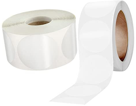 STOBOK 4 Rollen Runder Transparenter Aufkleber Siegeletiketten Für Einzelhandelsverpackungen Wafer-siegelaufkleber Für Verpackungen Klar Transparentes Drachenmaterial Geschenk