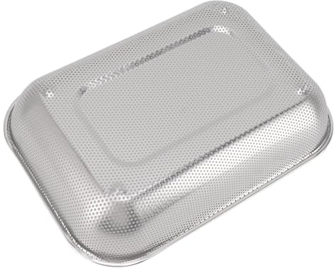 Colador De Malla Fina Para Cocina, Colador De Malla Fina De Acero Inoxidable, Cesta De Colador De Acero Inoxidable, Cestas De Red De Metal, Colador Rectangular, Malla De Acero Inoxidable(Pequeño)