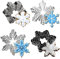 sylbx 20 Pièce Emporte-Pièces pour Biscuits,Emporte-Pièce de Noël,Emporte Piece en Acier Inoxydable,Moule à Biscuits,Emporte-Pièces de Noël en Acier Inoxydable,Emporte-Pièces de Noël pour la Cuisson