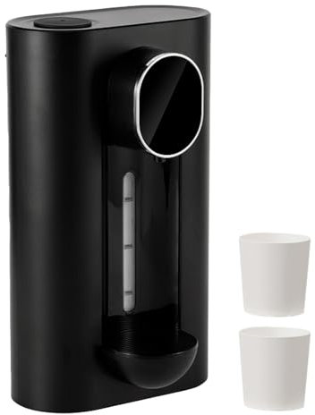 Lisutupode Dispenser elettrico per liquori da 540 ml, distributore di vino montato a parete, dispenser per alcol, macchina alcolica con 2 bicchieri magnetici, 3 dispenser per vino, distributore