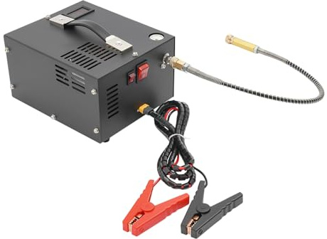 Compressore d'aria PCP 300Bar 4500Psi Compressore d'aria PCP senza olio, piccolo compressore portatile per fucile ad aria compressa per Paintball/Scuba Tank