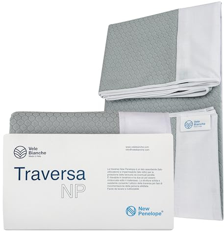 Traversa Lavabile NP 75x80cm - Tessuto impermeabile e Traspirante. Protezione Impermeabile per Incontinenza. Traversa Traspirante Antiacaro Anallergico. Igiene certificata del letto