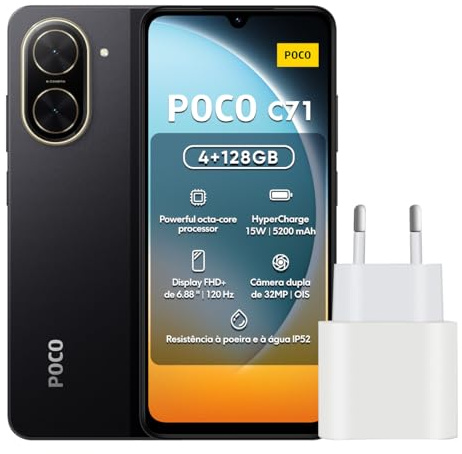 XIAOMI Poco C71 128Go/4Go Double SIM Noir
