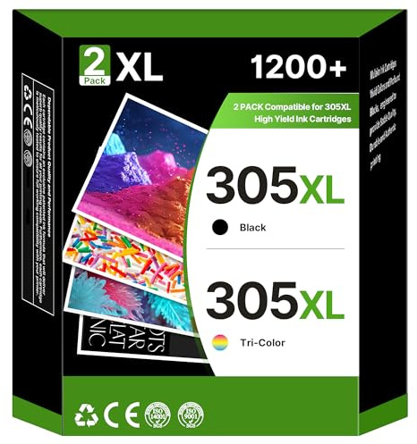 305 XL Druckerpatronen Kompatibel für HP 305 Druckerpatronen 305XL 305 XL Multipack für HP Deskjet 2700 Patronen 4220e 2720e 2710e 2710 2720 2722 4100 4110 4120 2820e Envy 6020e 6032e 6032 6000