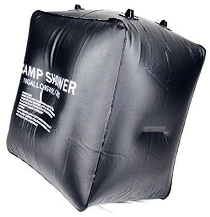 40 l Solar-Camp-Duschtasche mit 60 cm Wasserschlauch und Kopf für komfortable Outdoor-Duschen beim Camping, Strand, Angeln