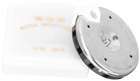 HONITANO Professionelles Gitarrenstimmgerät mit Tonhöhenregler Hochempfindlich Anwendbar für Erhu Violine Ukulele Kompakter Tuner für Musiker und Instrumentenzubehör