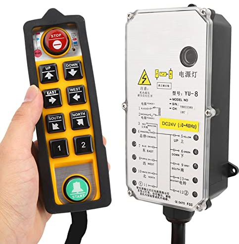 aqxreight Hoist Controller Industrial Strength with Design and Versatile Functionality Ideal for Cranes and Machinery (Plastic)