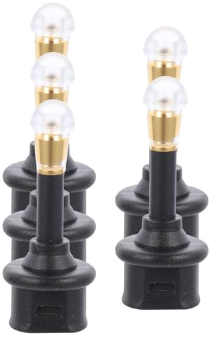ULTECHNOVO Adattatore Audio Ottico Digitale 3.5mm Maschio a Femmina, 5 Pezzi, Conversione Audio Digitale Analogico, Materiale Pvc e Fibra Ottica, Portatile per Uso