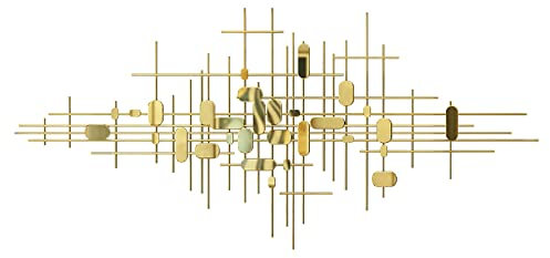 SXZHSM Kreativität Wanddeko Metall Kunst Wand Skulptur Zum Aufhängen Dekorativ Für Heimtextilien,Abstrakter Wandbild Metallbild Für Wohnzimmer Schlafzimmer