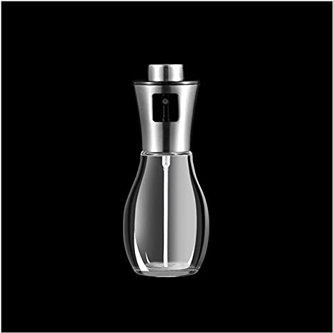 Botella dispensadora de aceite de oliva Cocinar Botella de rociado de vidrio para el hogar Multipropósito transparente Aceite de oliva Dispensador de aceite espesado Control de aceite atomizado botell