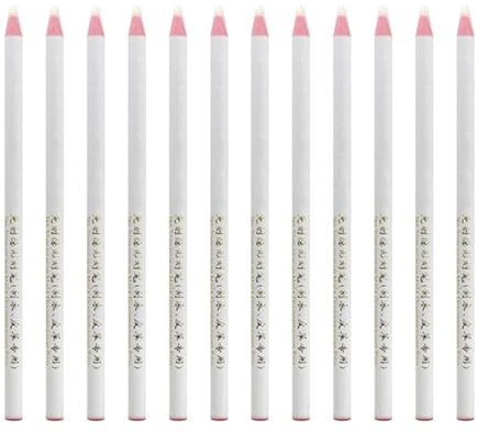Tofficu 12 Pack Thread Machine Sewing Pens Heat Erasable Fabric Marking Crayons Multi-Purpose Roll Pens for Quilting Embroidery Sewing and Writing on Fabric 6.53 X 0.31 X 0.31 in