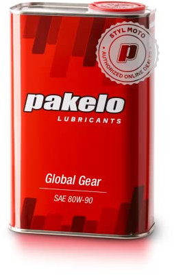 Pakelo Global Gear SAE 80W-90 Olio minerale per trasmissioni meccaniche, cambi e differenziali non autobloccanti (1 LITRO)