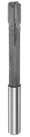 sourcing map Spannen Reibahle 9.5mm H7 Hartmetall Spitze Gerade Flöten Rund Schaft Drehmaschine Fräser
