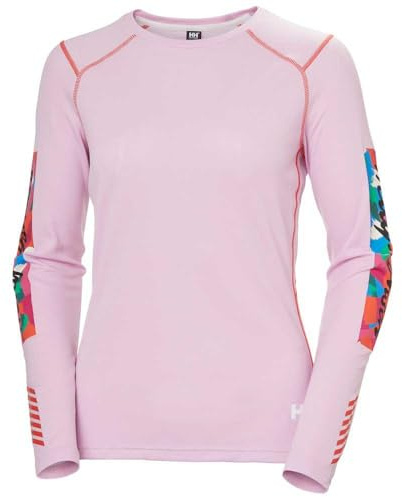 Helly Hansen Damen W Lifa Active Crew, Kirschblüte 2.0, S