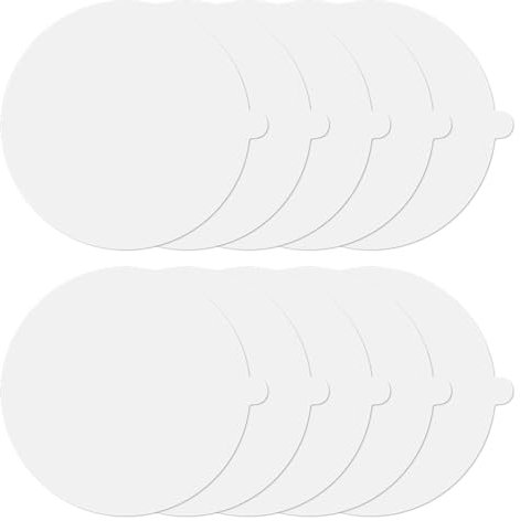 GLADFRESIT 10Pcs Flea Trap Sticky Stickers, Mosquito Trap Sticky Paper, Round Sticky Pads Replacement Disc for Garden Home