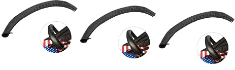 Toyvian 3stücke Kinderwagen Armlehne Abdeckung Aus Abnehmbar Schwarz Für Optimalen Schutz Und Komfort Beim Schieben Geeignet Für Sonnige Und Regnerische Bedingungen