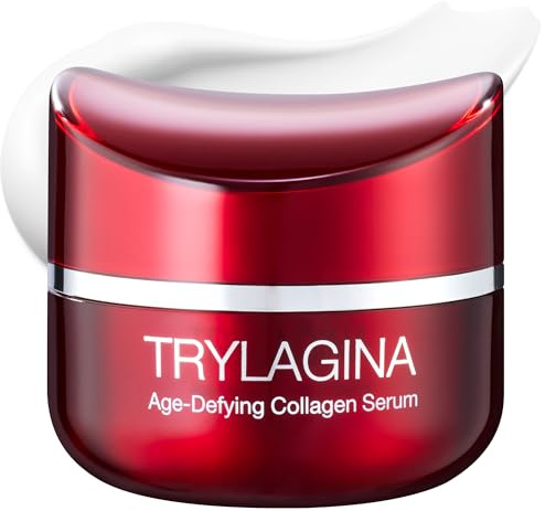 Trylagina 12X Age-Defying Collagen Serum, Anti Aging Face Cream, Anti Wrinkle Cream for Women, Face cream for Women, Anti Aging Skin Care, Brightening Serum, Hydration - 1.05oz