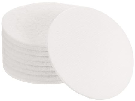 QUARKZMAN 10 Pcs 5 Pollici Nylon Disco Di Lavorazione Superficiale 2000 Grana Spugna Abrasiva a Maglia e Contromaglia, Bianco