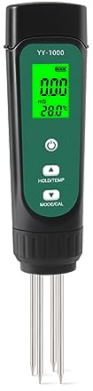 Igrometro Professionale Digital YY-1000 Suolo EC Meter Temperatura Umidità Conducibilità Tester for Giardino Acqua In Vaso Piantagione Agricola