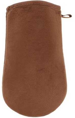 HAPINARY Self Tanner Glove Mitt Applicator Soft Flocked Material Featuring Comfortable Fit for Even Lotion Application on Body and Back