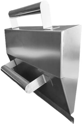 GALPADA Paleta de Bordillo para Enlucir Paredes y Cemento, Herramienta Manual de Acero Inoxidable, Llana de Hormigón Mango Ergonómico, Tamaño Estándar, Adecuado para Yeso y Pladur,