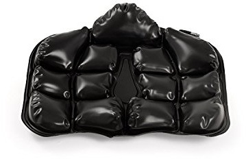 AFH Webshop Ergonomisches Sitzkissen | Sattelkissen | Luftkissen | aufblasbares Luftpolsterkissen | Multi Purpose | 45 x 40 cm | mit abnehmbarem Bezug
