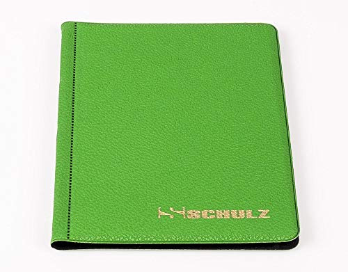 SCHULZ Taschenalbum Für 96 Stück zu 2 Euro Taschensammler - Neu (grün)