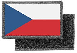 Patch ecusson imprime badge drapeau republique tcheque