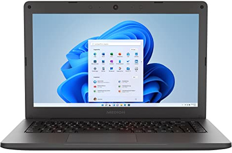 MEDION E14412 35,5 cm (14 Zoll) HD Education Notebook (Intel Core i3-10110U, 256GB SSD, 8GB RAM, WLAN, Webcam, Win 10 Home)