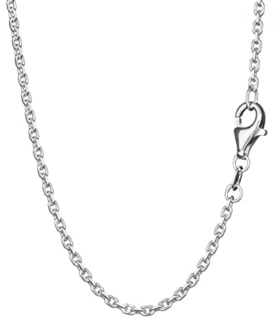 NKlaus Ankerkette ankerkette diamantiert 4mm, für Damen, Silber, 1 Stück | 925 Silber; Breite: 1,7mm; Gewicht: 4,39g; 4,39g; 55cm; 1,7mm; 55cm; 1,7mm; 4,39g; silberkette stirling 55