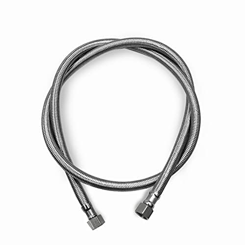 WRISIN Bidet Toilette WC Bidet Japonaise Pulvérisateur Bidet Kit Abattant WC Alle De Bain avec Double Buses rétractables autonettoyantes (0.75CM HOSE)