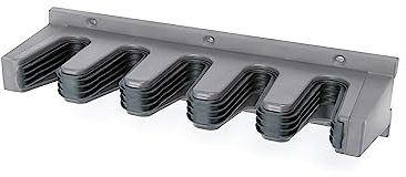 Garronda Werkzeughalter Wand Besenhalterung Gerätehalter Werkzeughalter Gerätehalter Wand Wandhalterung für Garten-, Garage- und Werkzeugr - maximalen Belastung 7 kg (Grau, 9 x 12,5 cm)