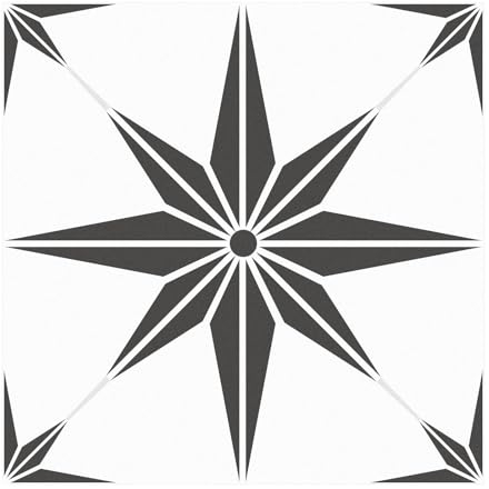 SVNOOC Peel & Stick - Adesivi per pavimenti, autoadesivi, 20,3 x 20,3 cm, rimovibili, fai da te, decorativi, per cucina, bagno, soggiorno, impermeabili, in vinile, confezione da 10, colore: nero