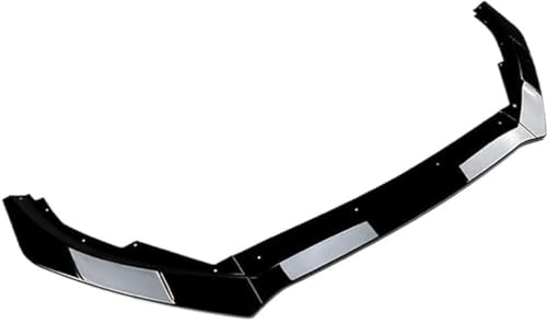 MSMDG Auto Frontspoiler Lippe für Ford Focus MK4 2019 2020 2021 2022 Kratzfest Kollisionssicher Lippenspoiler Frontstoßstangenlippe,A/Black