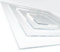 Plaque de Plastique Transparent 60 x 40 cm. Epaisseur 1,5mm. Plaque Verre Acrylique Transparent. Feuille Plastique Rigide.