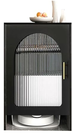 Cenz-888 Smart Sweeper Cabinet Kehrroboter Organizer Kehrroboter Regal Lagerschrank Sideboard Regale Lagerschrank Regalschrank Lagerschrank Multifunktionales Lagerregal(65x40x90cm)