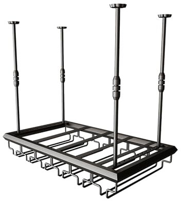 Weinregal Hängend Wand Metall Flaschenregal Schmal Wine Rack Bar Regal Wand Weinschrank Hausbar Barschrank Weinständer mit Weinglashalter Mini Bar Vitrine Hängend für Bartheke Wohnzimmer(60*30cm)