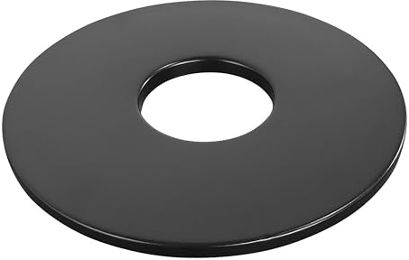 FIREFIX RES80/R8 - Tubo per forno a pellet, 80 mm, in acciaio inox nero, rosetta