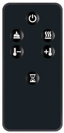 Replacement Remote Control fit for Dimplex Electric Fireplace 6908922459 DWF3651 DWF5252B 6908492100 6909770159 DFR2651L 6908932259 DFR2551L DFR2551G 6908922359 6909770159