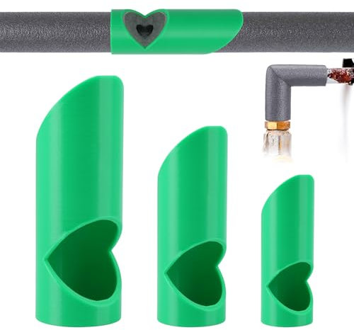 3 Pezzi Utensili per il Taglio Dell'isolamento dei Tubi, Taglierina per Schiuma Isolante per Tubi, Tagliatubi per Isolamento in Schiuma, Strumento Taglia Tubo in Schiuma, per 15/22/28 mm