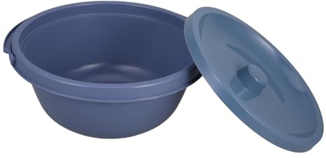TOVINANNA Portable Toilet Plastic Spittoon Urinal Ergonomic Design Round Shape Wear-Resistant Plastic Material Flat Base Convenient to Carry Household Use for Pregnant Women and Adults