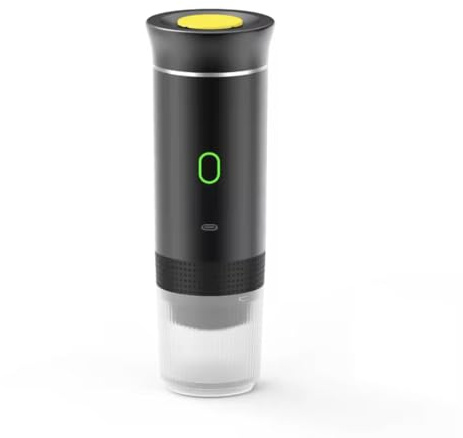 Generico Macchina da Caffè Portatile Elettrica 3 in 1 | Wireless USB Ricaricabile per Cialde, Polvere e Capsule | Caffettiera Espresso da Viaggio per Auto, Casa, Campeggio, Ufficio