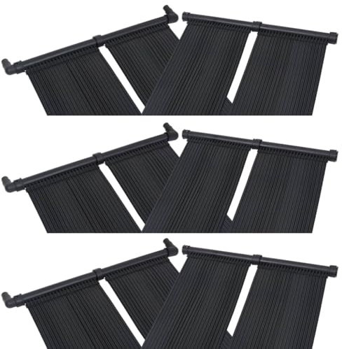 Snsowed Panel Calentador Solar para Piscinas 6 Unidades 80x310 cm, Calentar Agua Piscina, Aquecedor Piscina, Calentador De Agua Piscina, Bomba Calor Piscina
