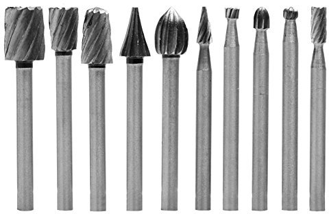 Lot de 10 limes rotatives électriques pour le travail du bois, lime de travail du bois, limes et râpes pour le travail du bois