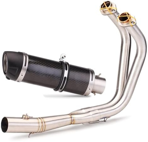 Motorcycle Muffler Exhaust Pipe For Vulcan S650 650s 650 S VN650 EN650 Motorcycle Exhaust Modified Front Pipe DB Killer Silencer Pit Bike Elbow(3)