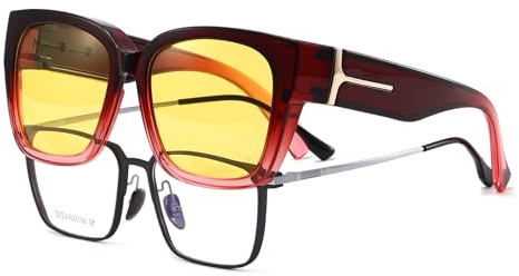 Musivon Polarisiert Übergröße Überzieh Sonnenbrille für Damen Herren