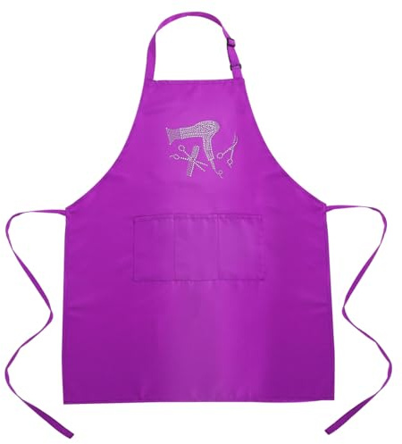 TOGEVAL Delantal de Peluquero Ajustable con Delanteros Poliéster Resistente y Diseño con para Estilistas Maquilladores y Chefs Múltiples Sectores