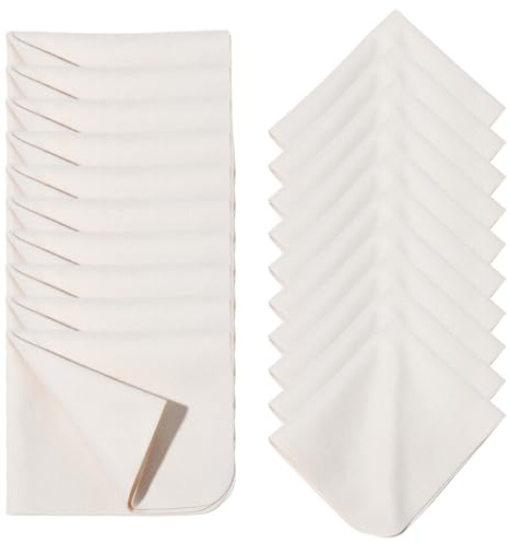 GORGECRAFT 20pcs Chamoisine Serviette de Lavage de Voiture en Daim Chiffon de Nettoyage de Lunettes en Fibre Beige Absorbant Séchage Rapide Chiffon de Lavage de Voiture pour Casseroles la Poterie