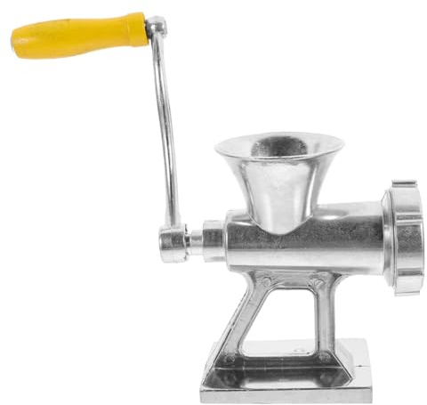Gadpiparty Macchina Per Carne Manuale Tritacarne Insaccatrice Per Carne Macinata Nuova Manovella Scorrevole e Componenti Rimovibili Per Facile Pulizia